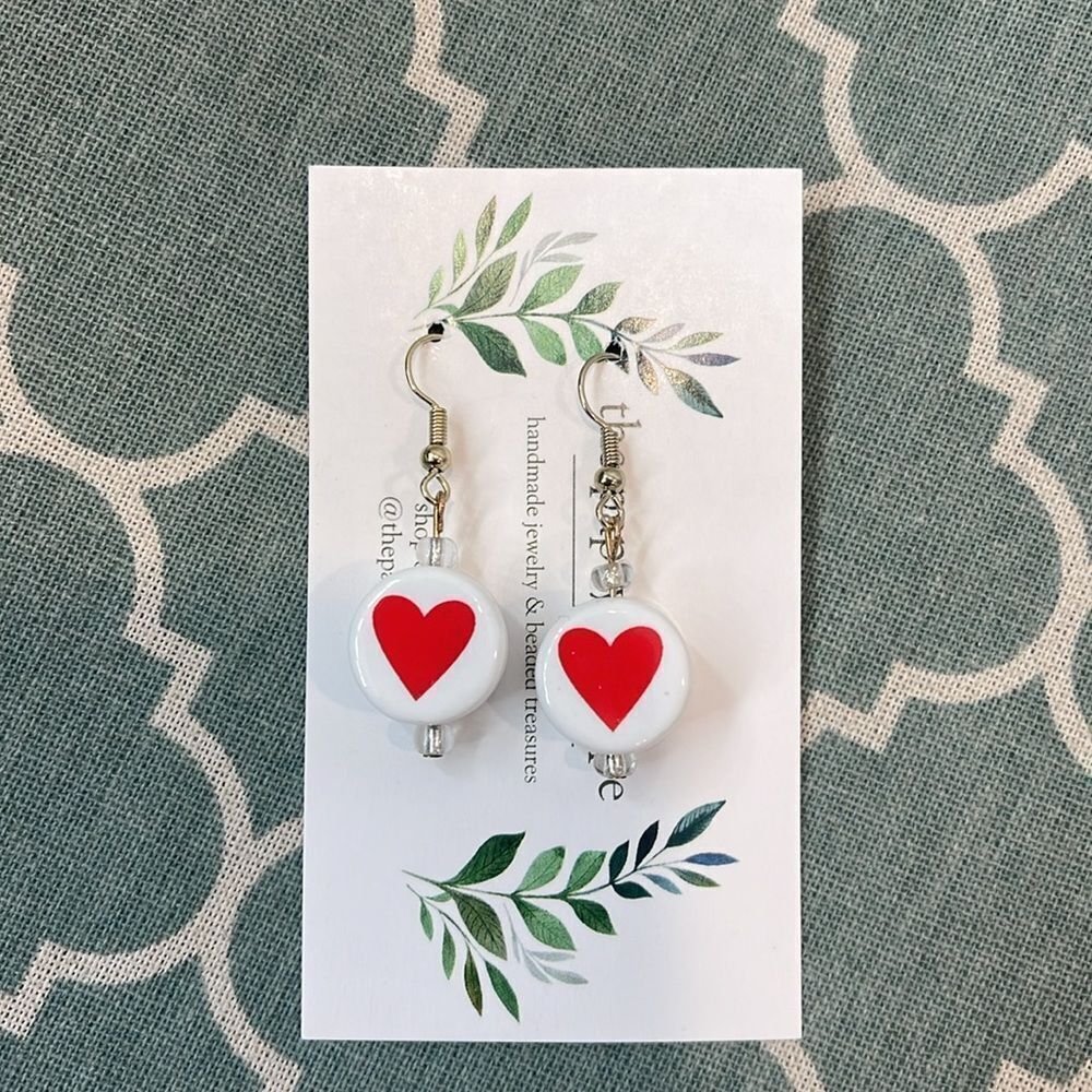 Heart Dangle Earrings